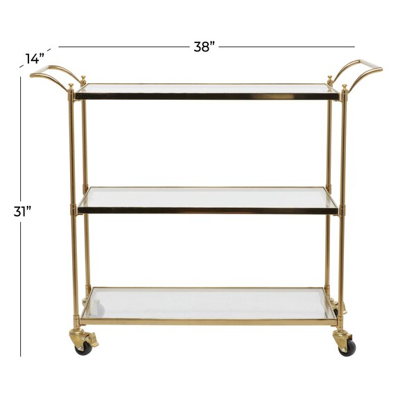 Allmodern Tenaya Bar Cart Reviews Wayfair